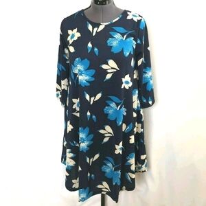 Heathmoor Navy/White Floral Dress